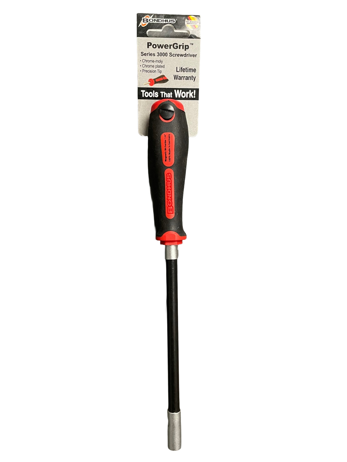 Bondhus 1/4″ Flexible Screwdriver Magnetic Bit Holder Tip PowerGrip Flex Germany