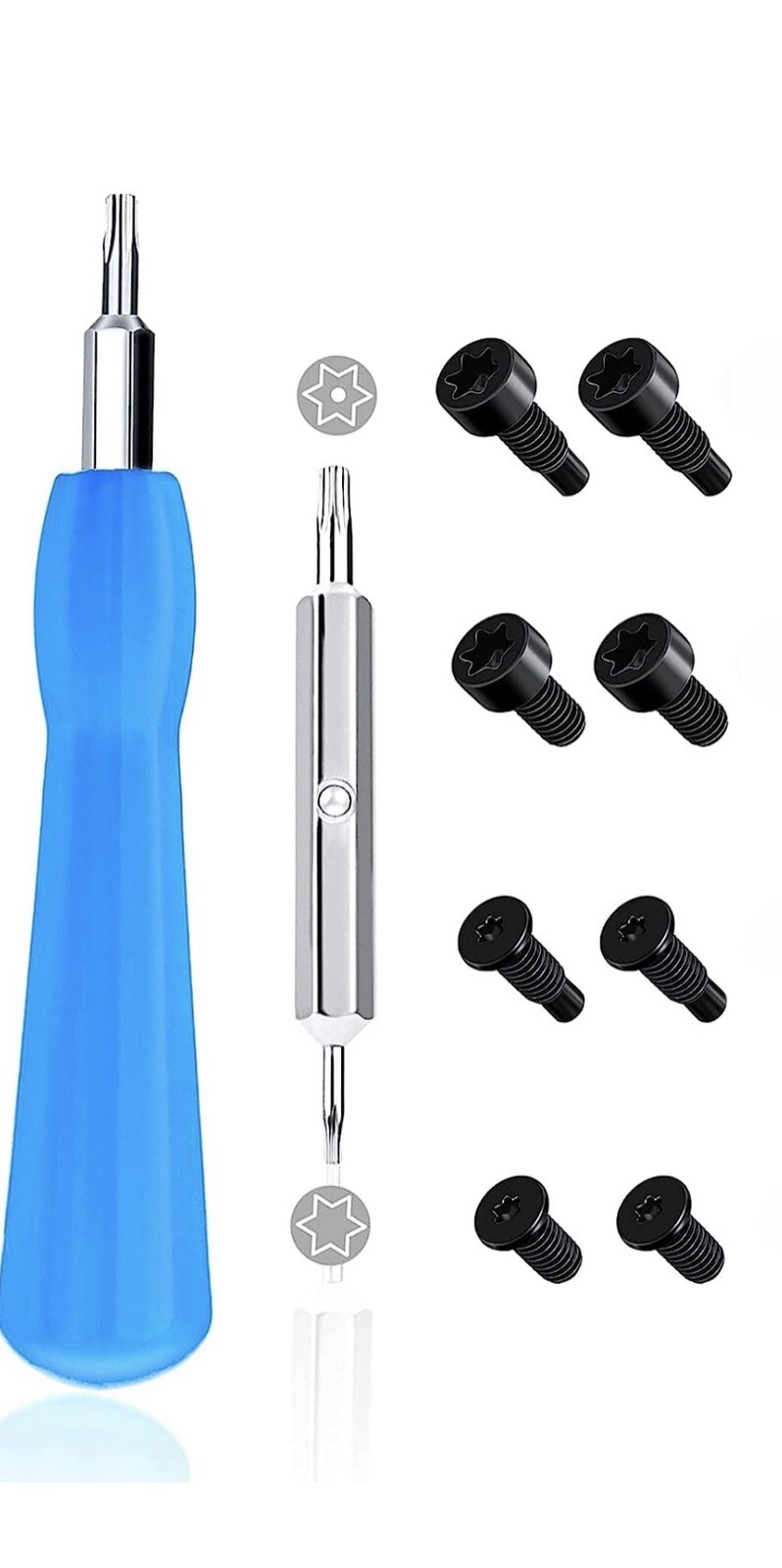 For Ring Blue Screwdriver Tool Torx Security Camera Doorbell Screws 1 2 3 4 Plus