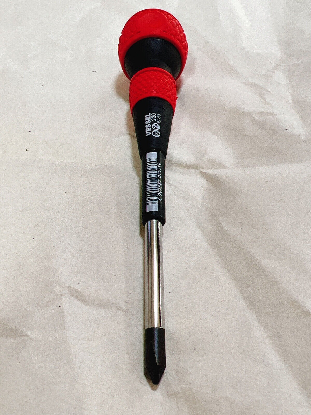 VESSEL Ball Grip Screwdriver No.220 Clip Remover CR×120 970 7-piece set JIS new