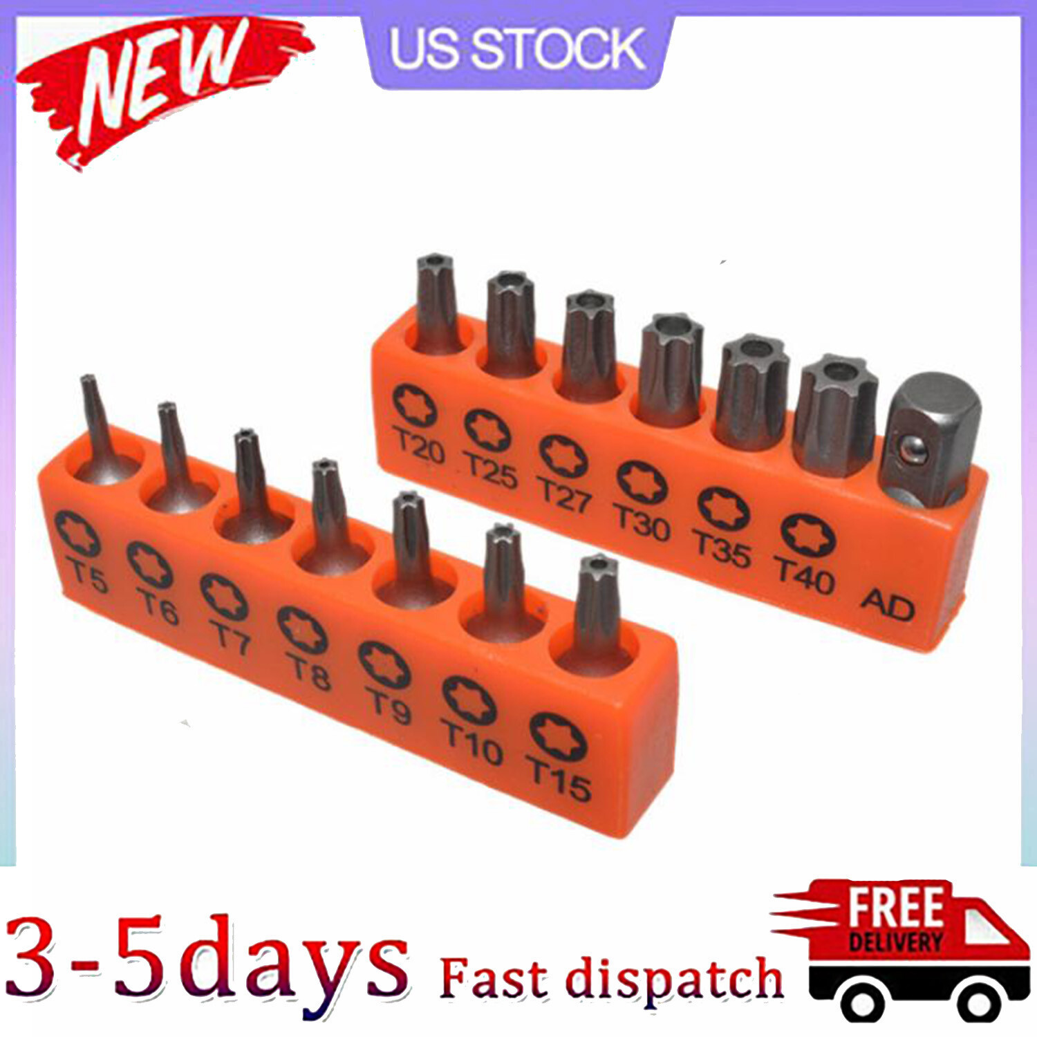 14 Torx Bit Set Torq Hex Star Spanner Tri Wing Screwdriver Tamper Proof Security