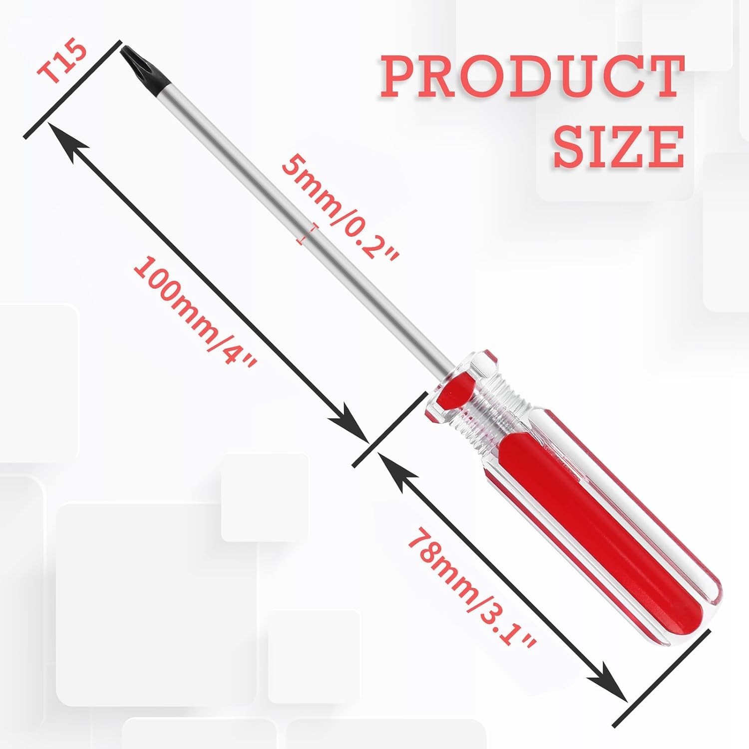Magnetic T15 Torx Screwdriver with Comfortable Grip – Perfect for Any Repair