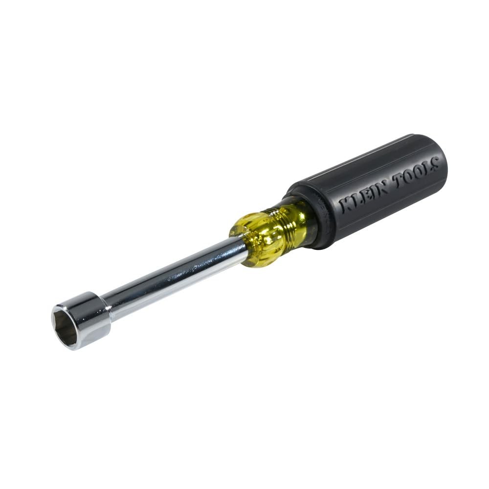 Klein Tools 630-9/16 9/16-Inch Hollow Shaft Nut Driver 3-Inch Shaft, Black