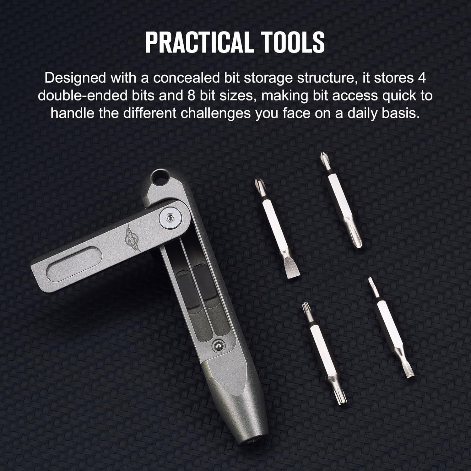 Otacle D1 Titanium Small Edc Multi Bit Pocket Screwdriver 9 In 1 Mini Precision