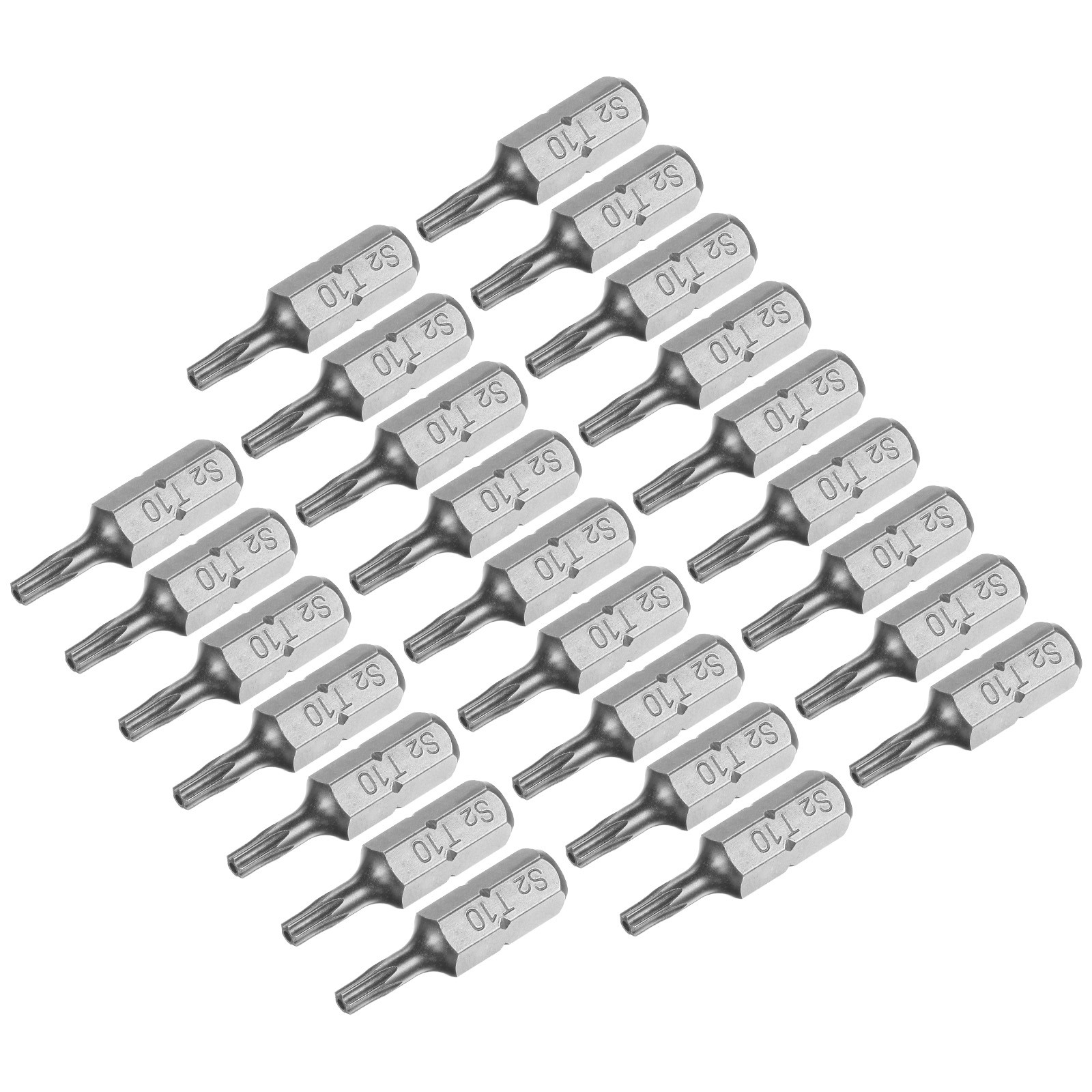 25pcs Torx Bits 1/4″ Magnetic Screwdriver T10 Screw Driver Bit S2 Alloy Steel