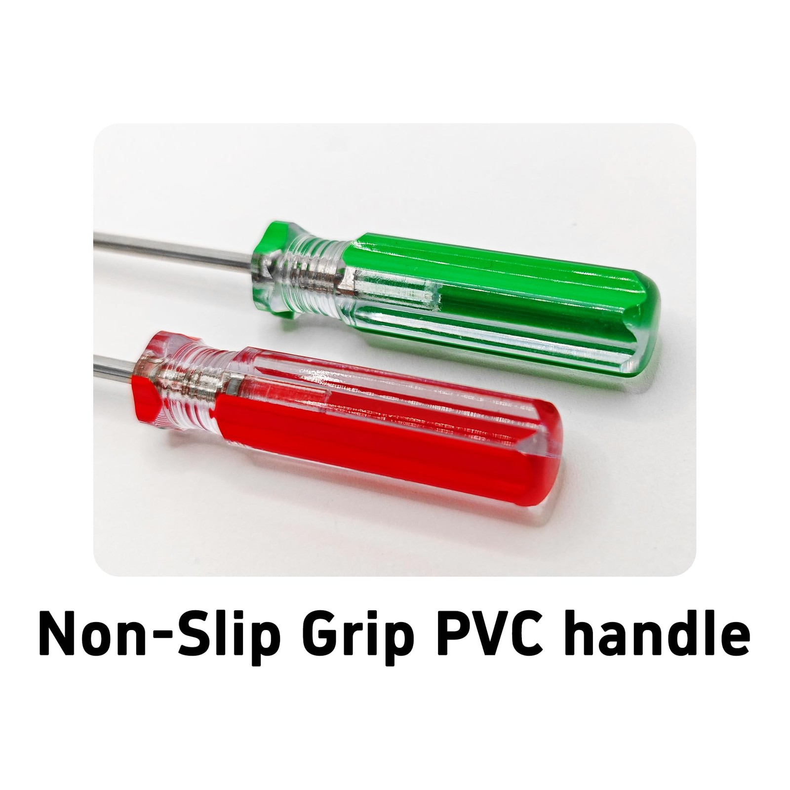 AUXBC 4Pcs 3mm Magnetic Screwdriver Set, Phillips and 3*75mm, Red, Green