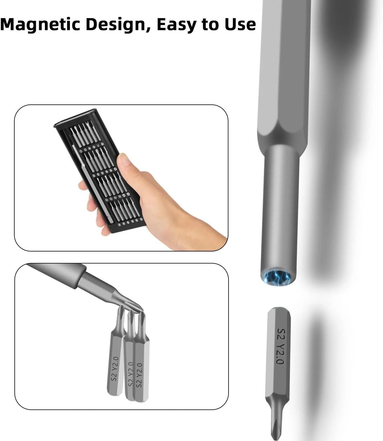 Ball Grip Screwdrivers Set Metric Japanese Motorcycle Drivers for JIS Standard