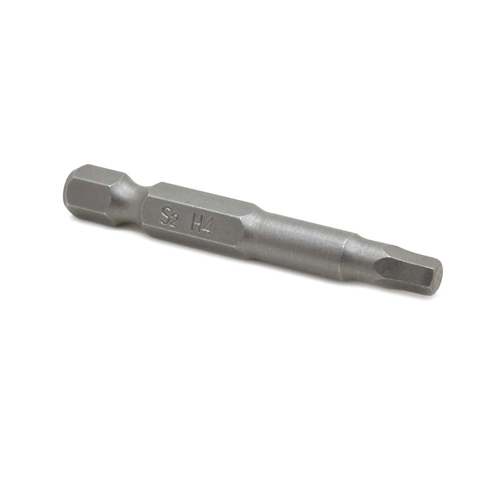 BH204-10PK Single End Hexagonal Screwdriver Bits – 2 Inch Long – 4mm Hex – 10