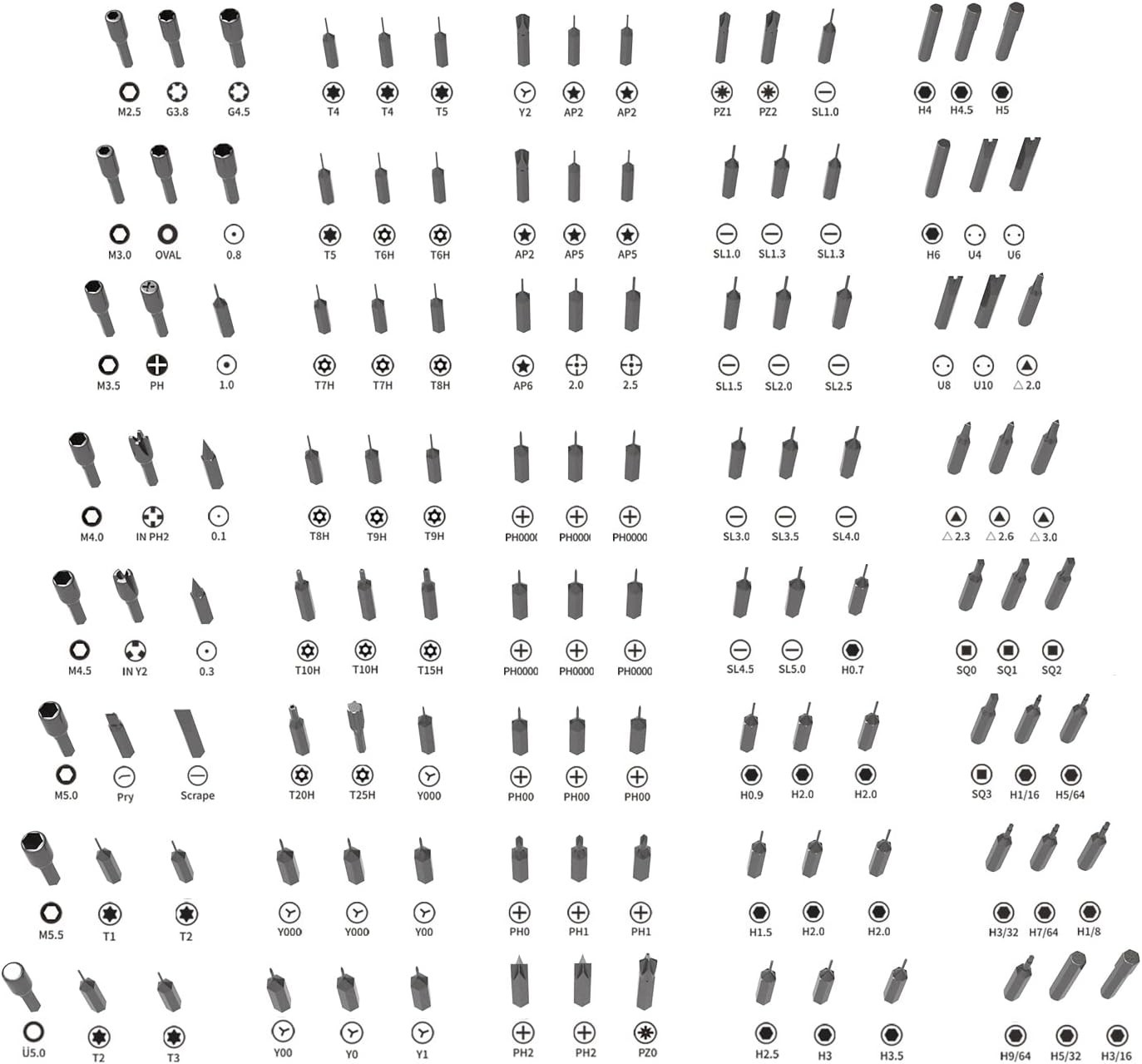 Ergonomic 142-in-1 Precision Screwdriver Set: Perfect for Computers & Consoles