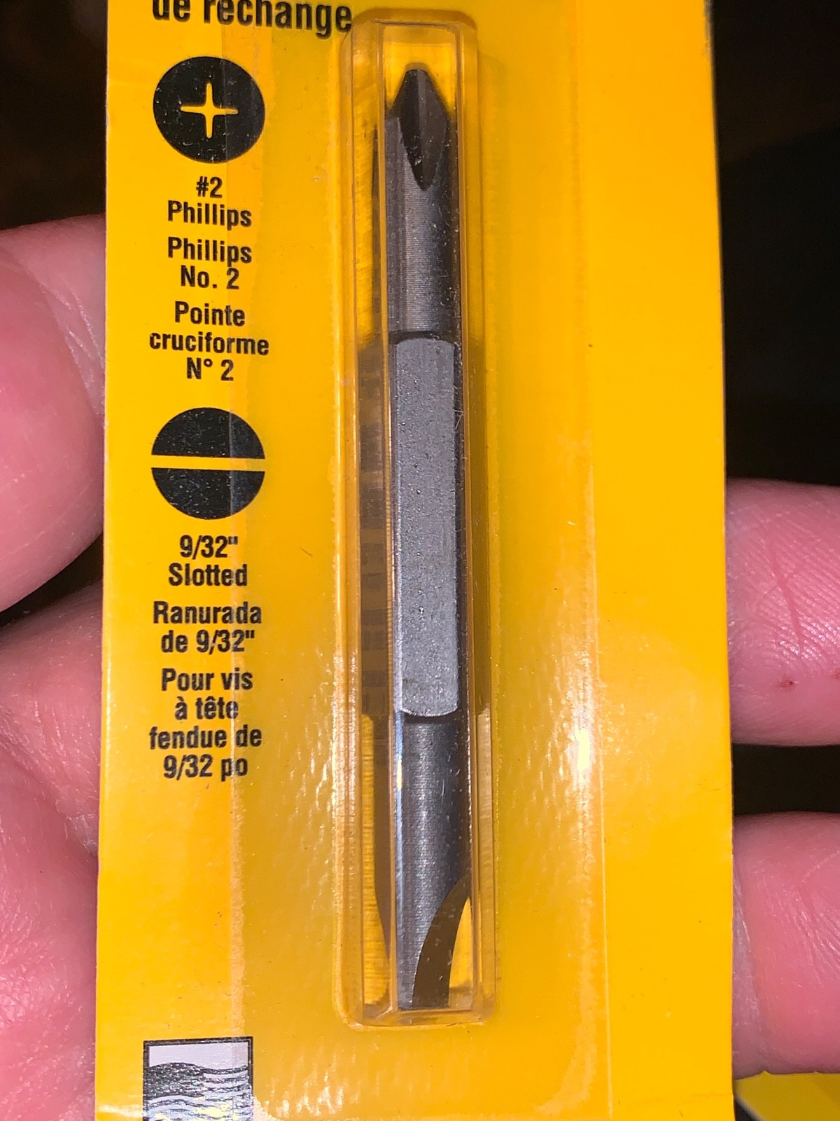 3 Packs of Klein Tools 32479 4 in 1 & 5 in 1 bits 9/32 slotted & #2 Phillips