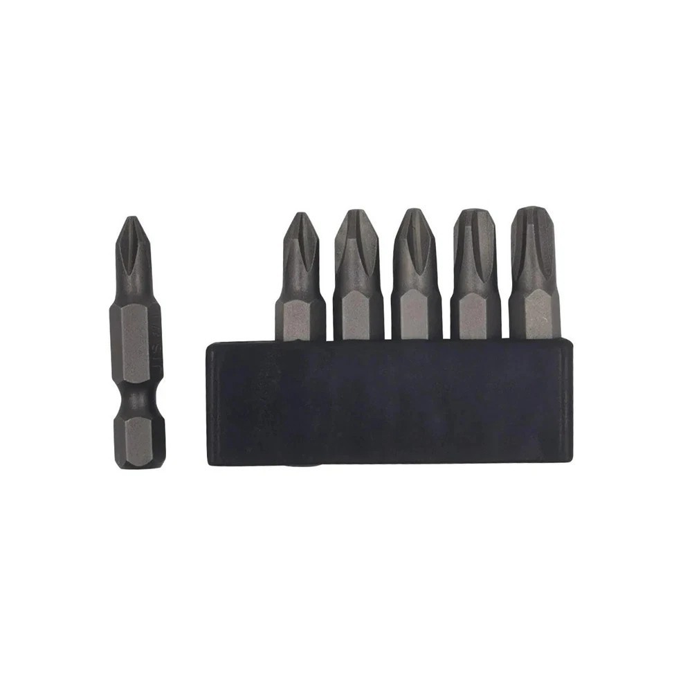 6Pcs 35Mm JIS Screwdriver Bit Set with Magnetic Tip, 1/4 Hex Shank, S2 Alloy_Ste
