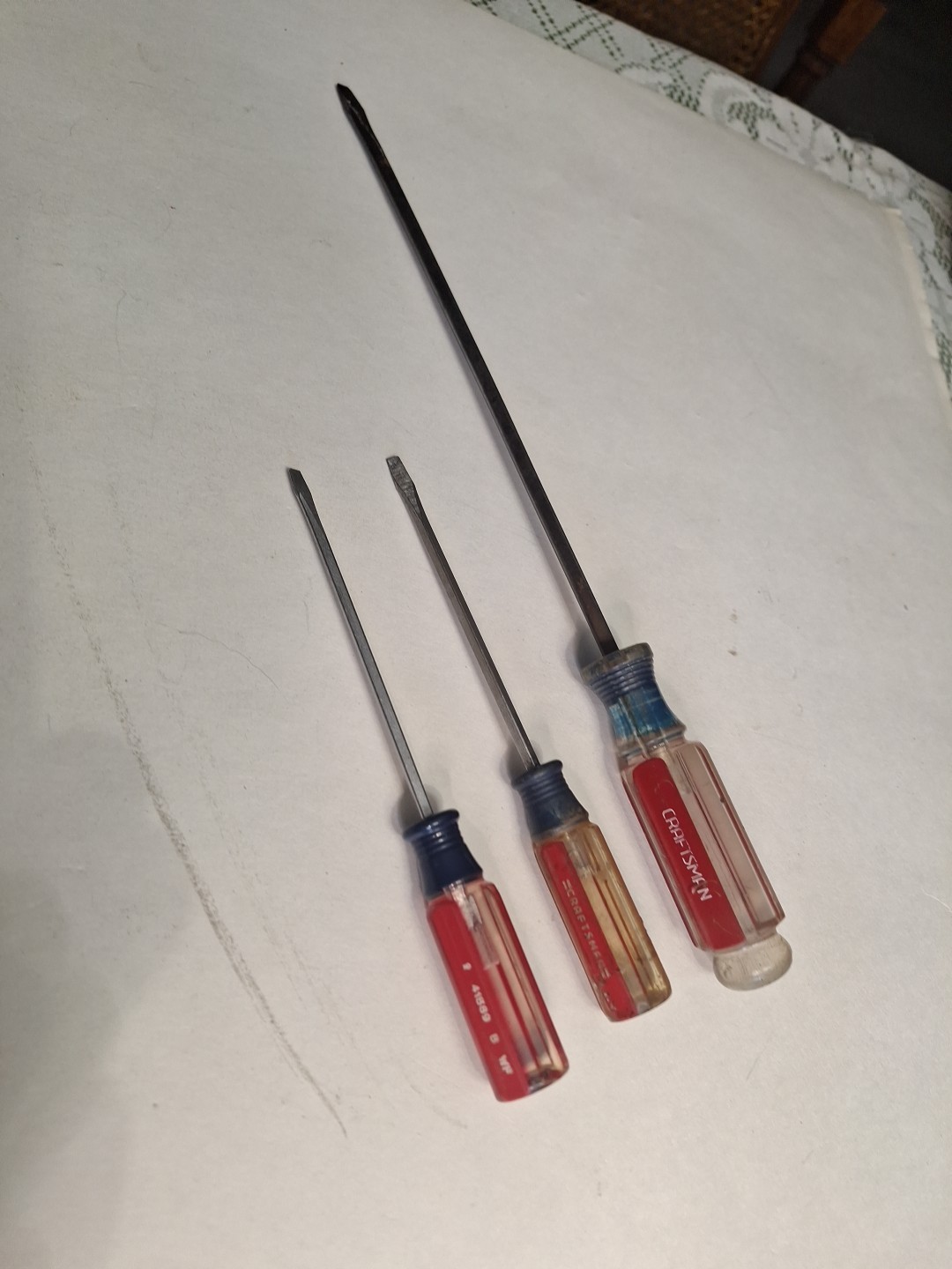 Craftsman Screwdrivers Long Reach 12″ Long 3/8″ #41582.. 2-#41589 See Photos FF