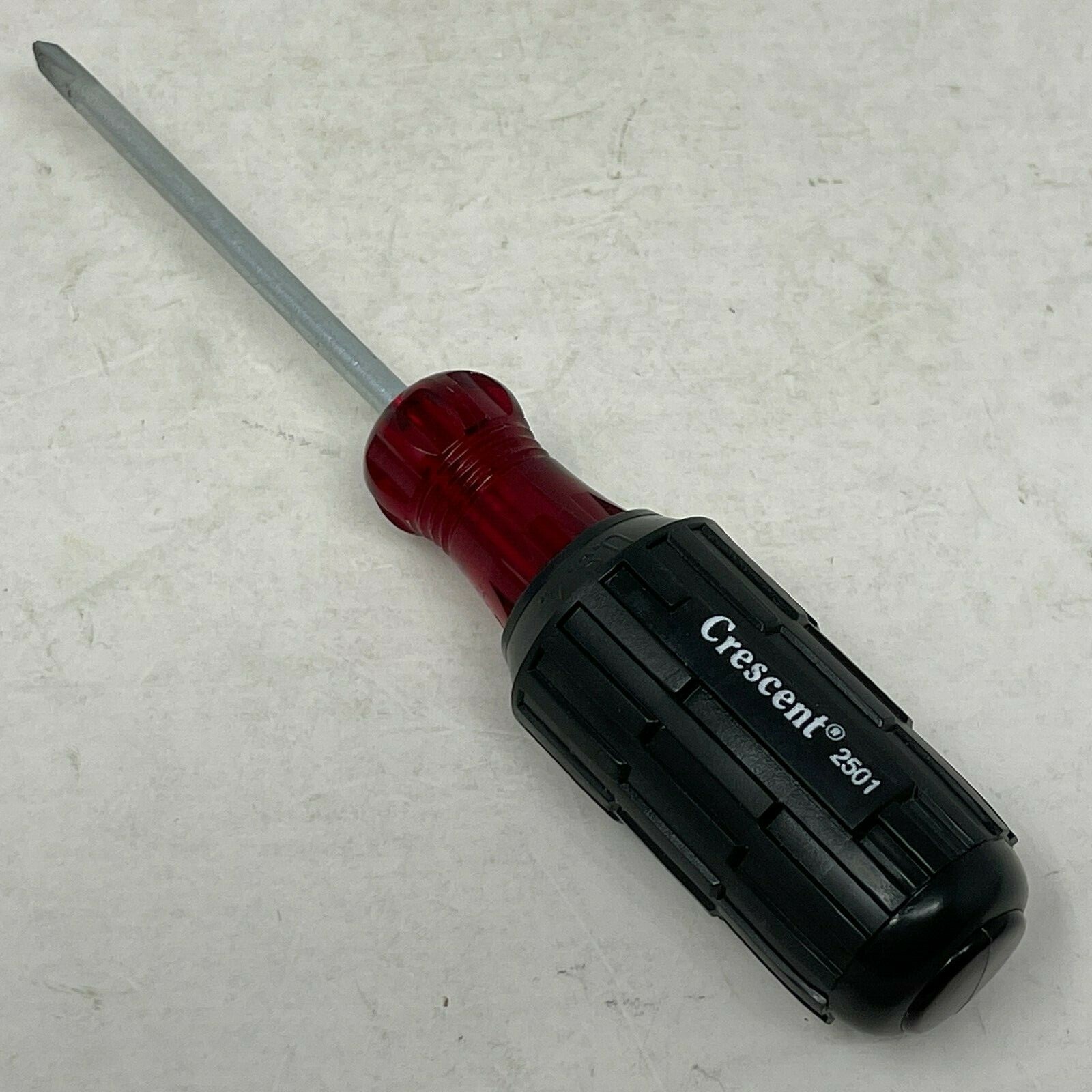 Crescent 2501 Screwdriver, 6.5″ Long #1 Phillips Tip, Cushion Grip Made in USA