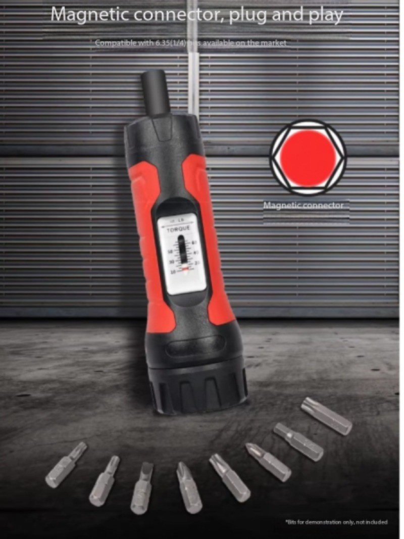 Adjustable 10–65 in-lb Manual Torque Screwdriver for Gun Maintenance