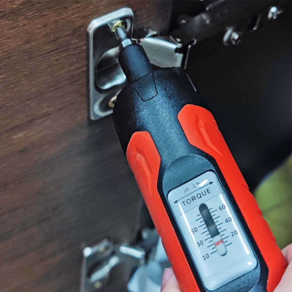 Precise Measurement Torque Wrench Screwdriver 1/4 Inch Drive 10 65In lb