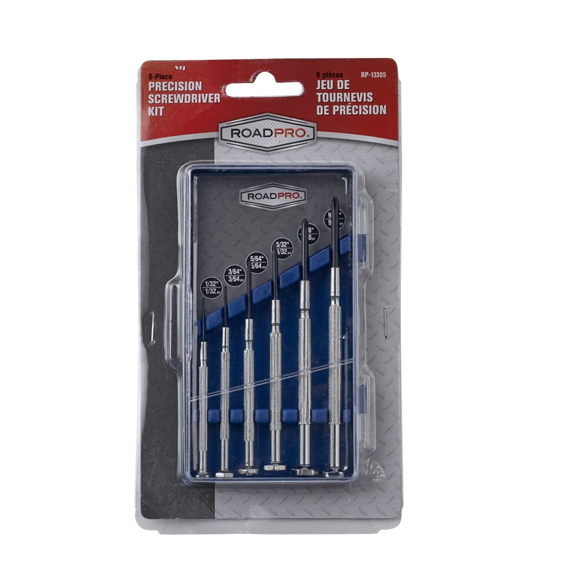 RoadPro RP-13305 6-Piece Precision Screwdriver Kit