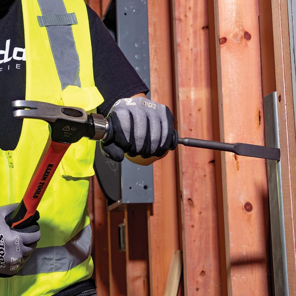 Klein Tools 32753SD SDS Demolition Screwdriver, Flat Chisel and Bull Black