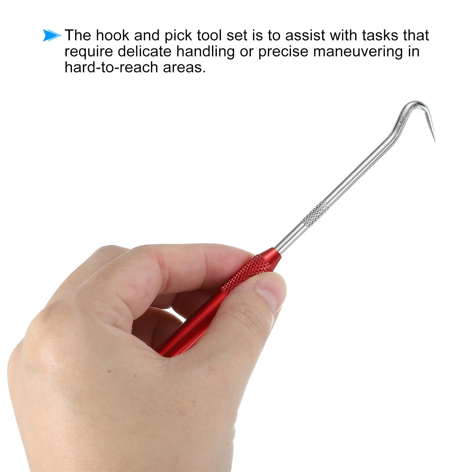 Hook and Pick Tool Set Straight 90 45 Degree Tip Full Hook Scriber
