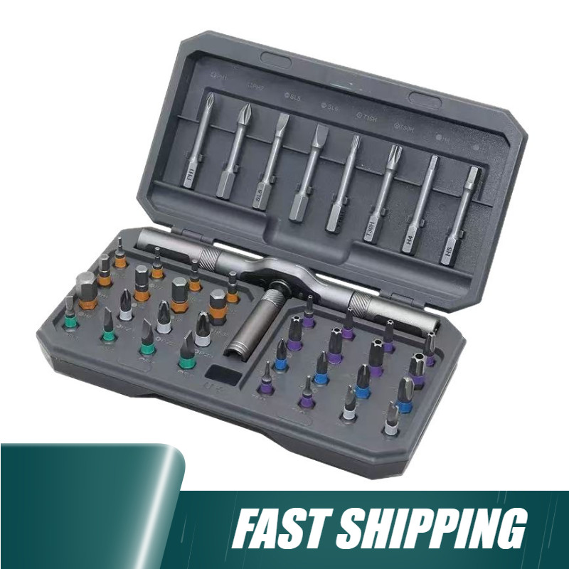 42 In 1 Multi Bit Magnetic Ratchet Screwdriver Alloy Steel DIY Repair Hand Tool