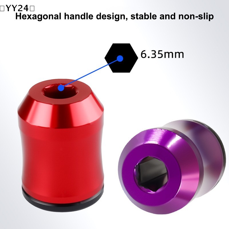 5pcs Strong Magnetic Screw Ring: 1/4 Inch/ 6.35 mm Universal Magnetic Screw Hold