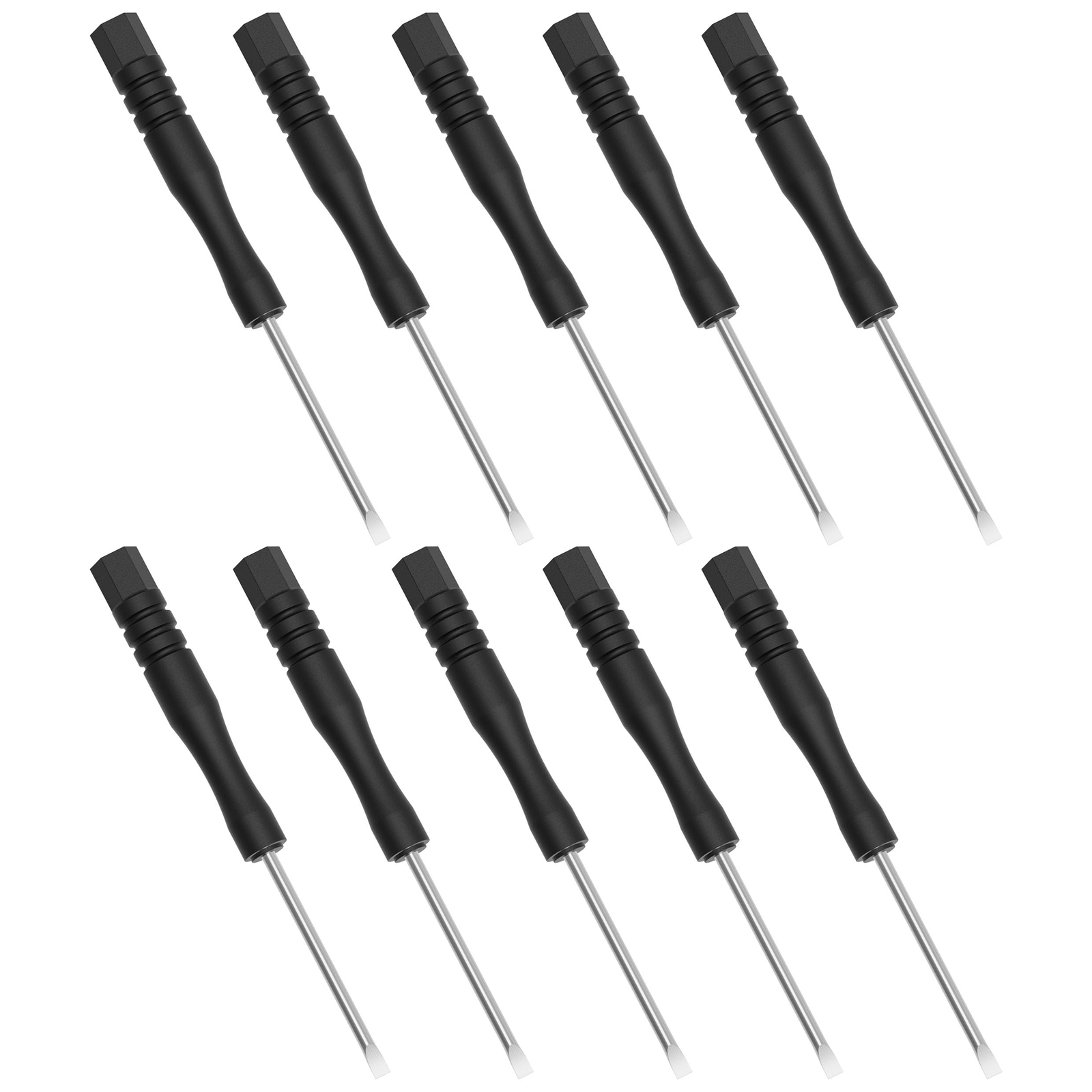 FOCMKEAS 10PCS Mini Slotted Screwdriver, 3mm Flat Head for Watch Eyeglasses E…