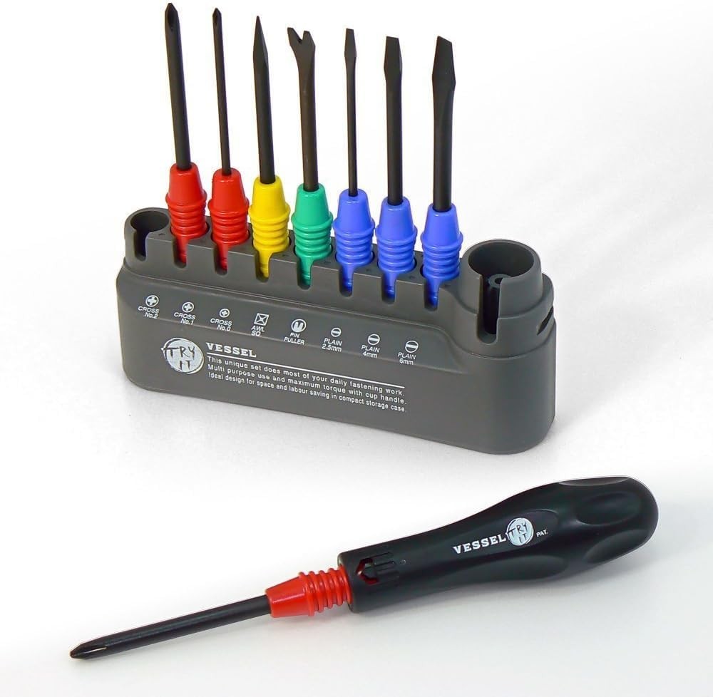 8 PCS Screwdriver Set Plus/Minus/Other Head Style Hand Tool Repair Blue