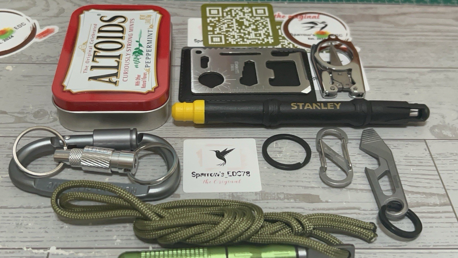 Sparrow’s / Altoids Mini EDC Container Starter Tools Kit