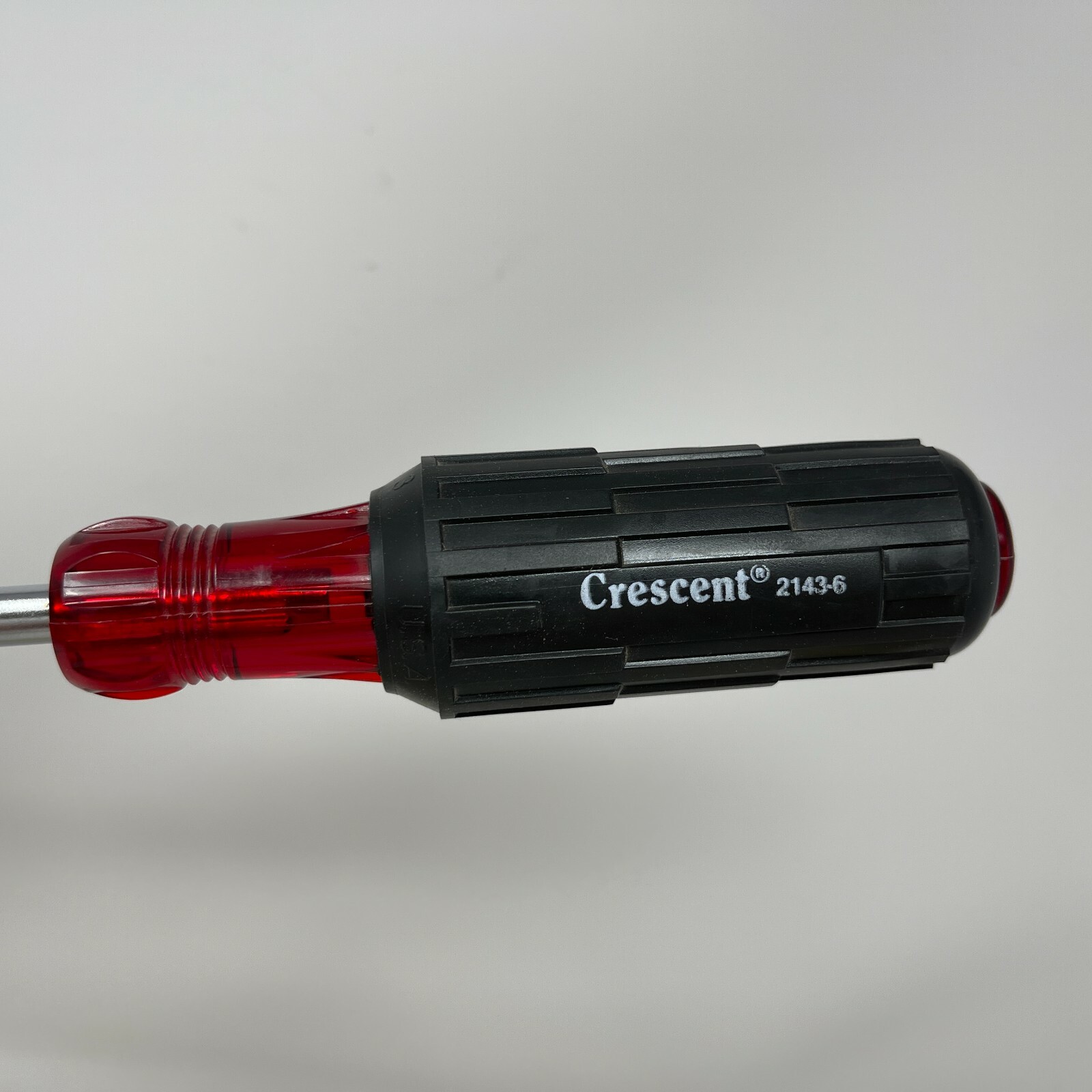 Crescent 2143-6 Round Shank Screwdriver 6″ Long 5/16″ Flat Tip, Cushion Grip USA
