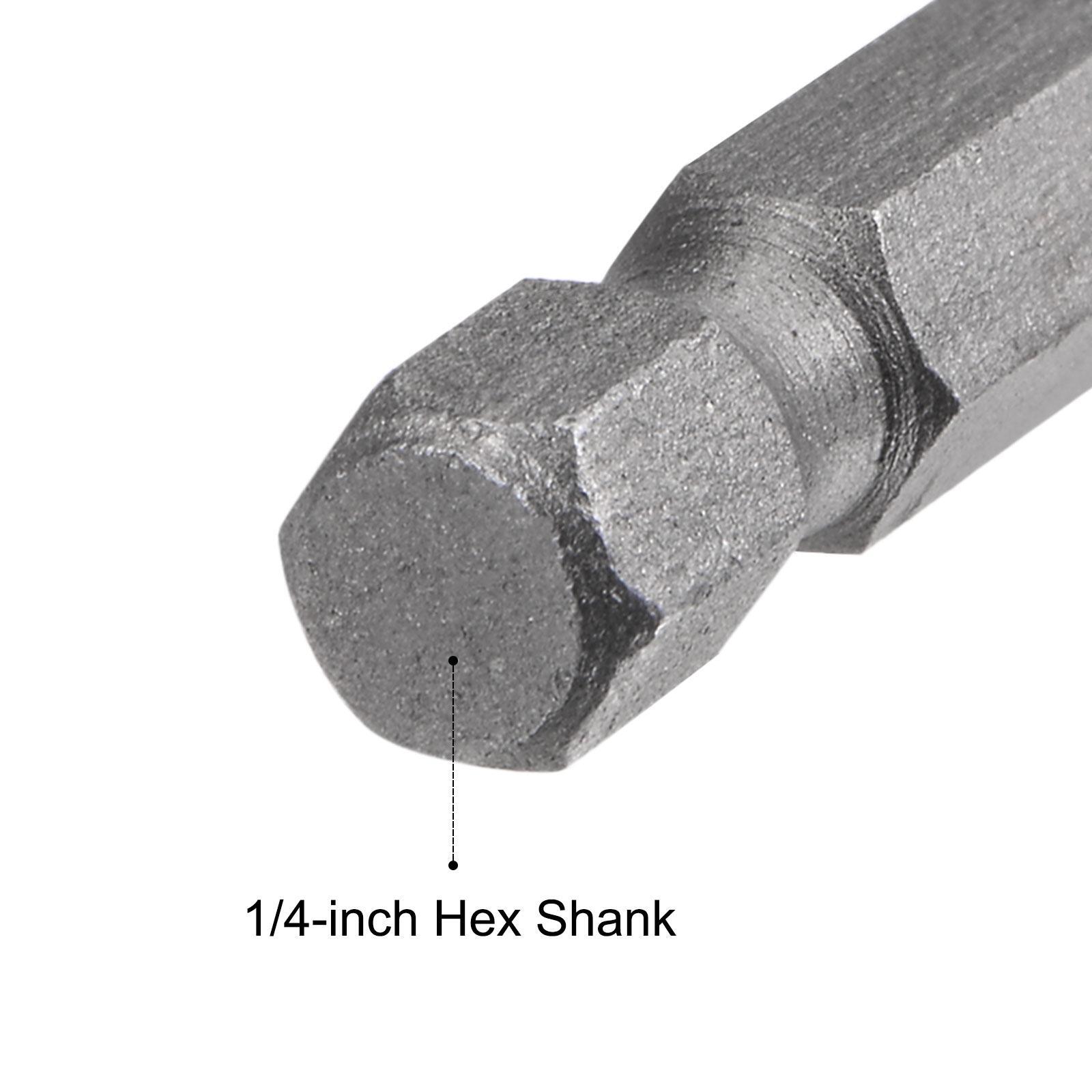 5pcs 1/4″ Quick-Change Hex Shank 10mm Magnetic Nut Driver Bit 1.89″ Length