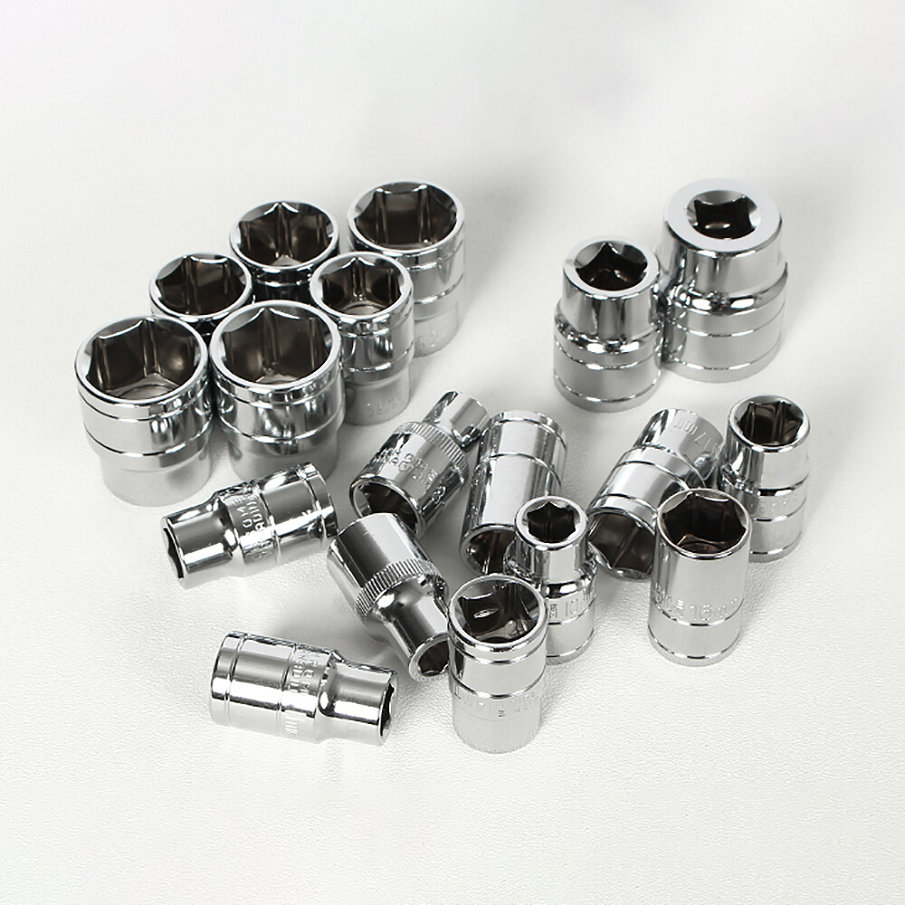 Socket 8mm 9mm 10mm 11mm 12mm 13mm 14mm To 32mm 1/2″Sq Drive Fully Polished