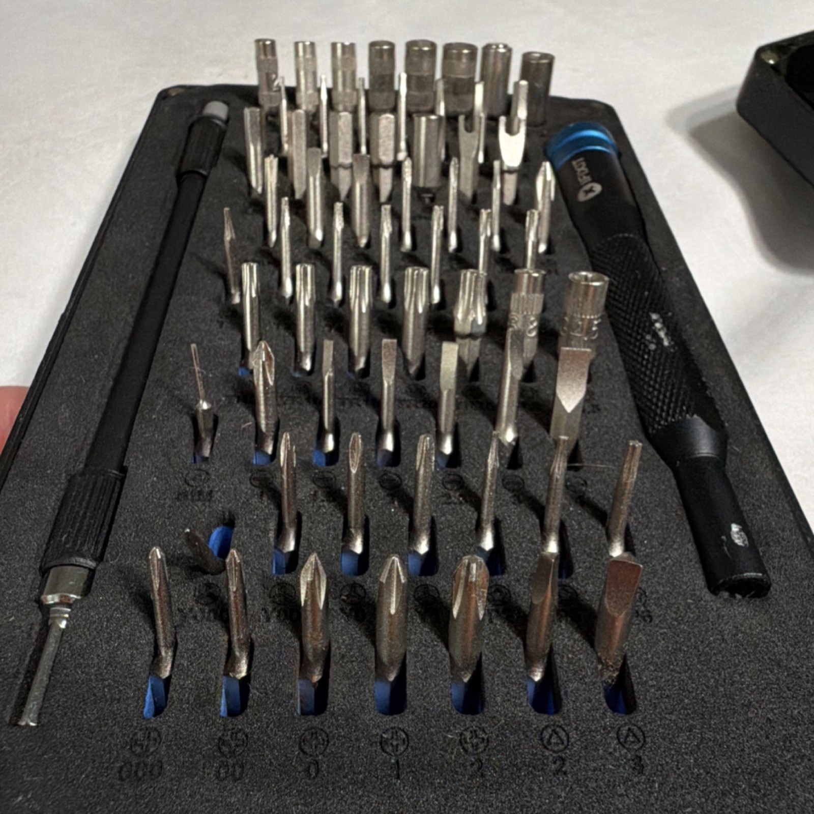 iFixit 64 Piece Precision Bit Set Magnetic Screwdriver Kit Steel Aluminum