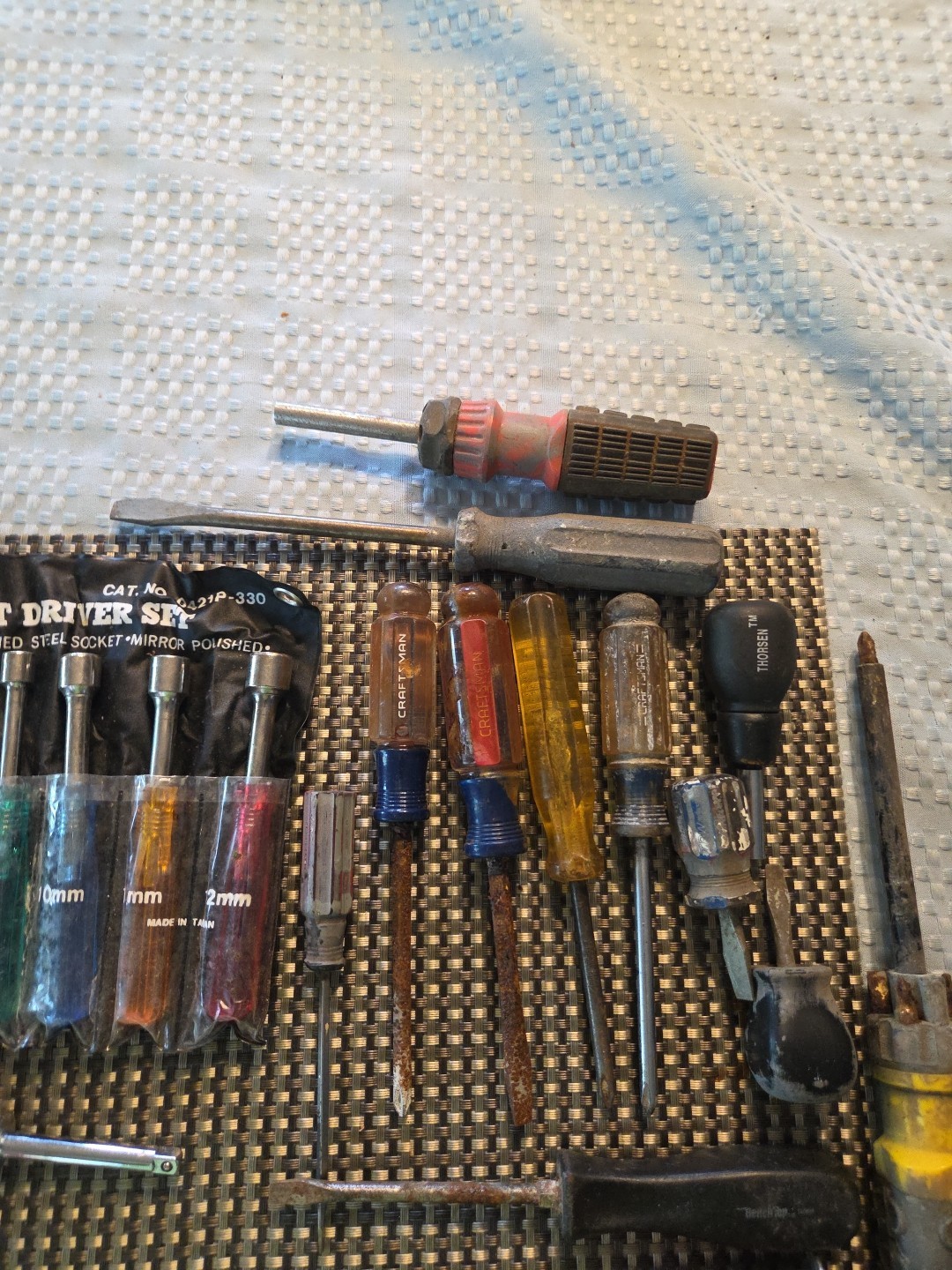 MECHANIC Nut Driver Set Chrome Crv Taiwan 7 Piece Metric 5 – 12 Mm Screwdriver