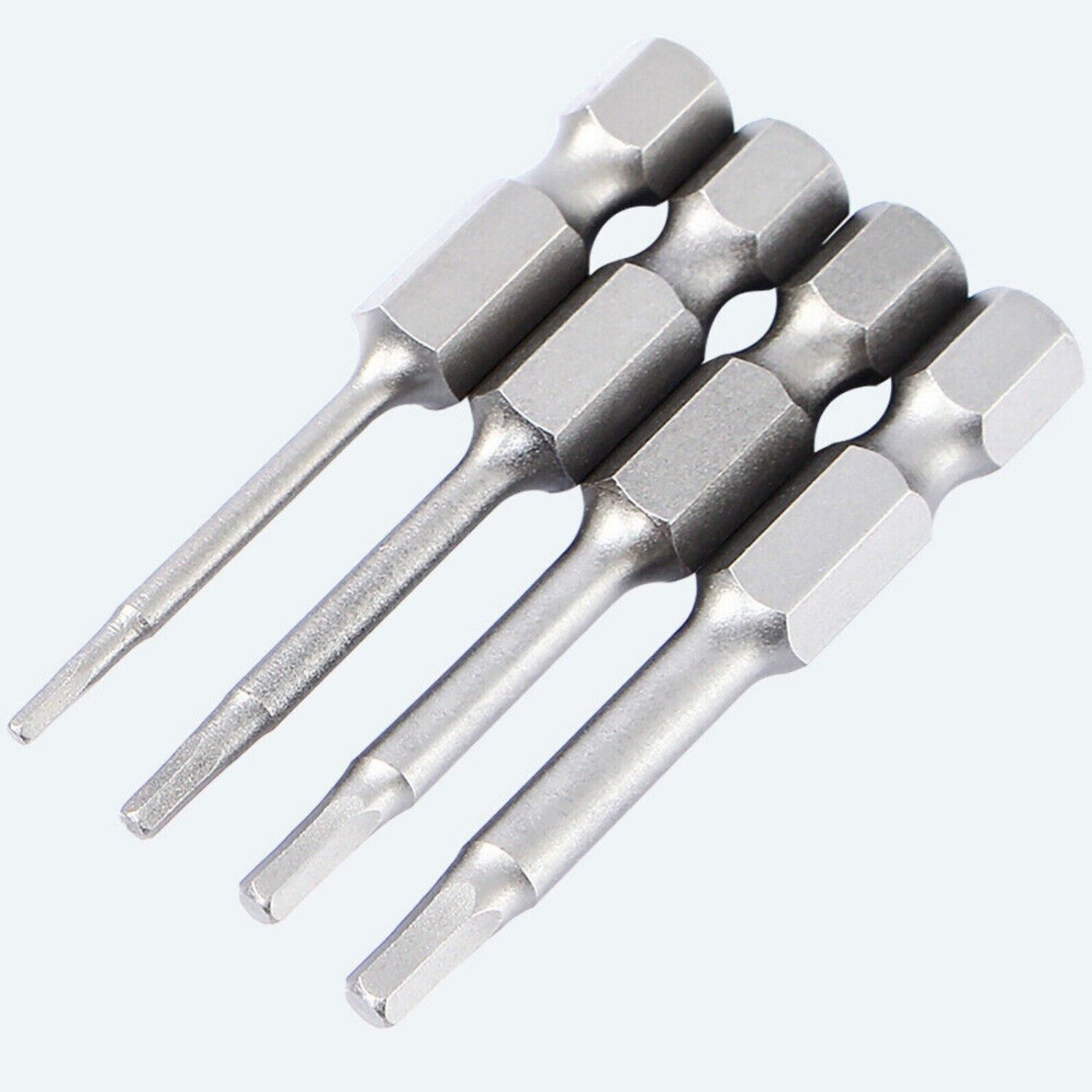 Hex Key Allen Bit Set Quick Change Connect impact Driver Power drill S2 Steel