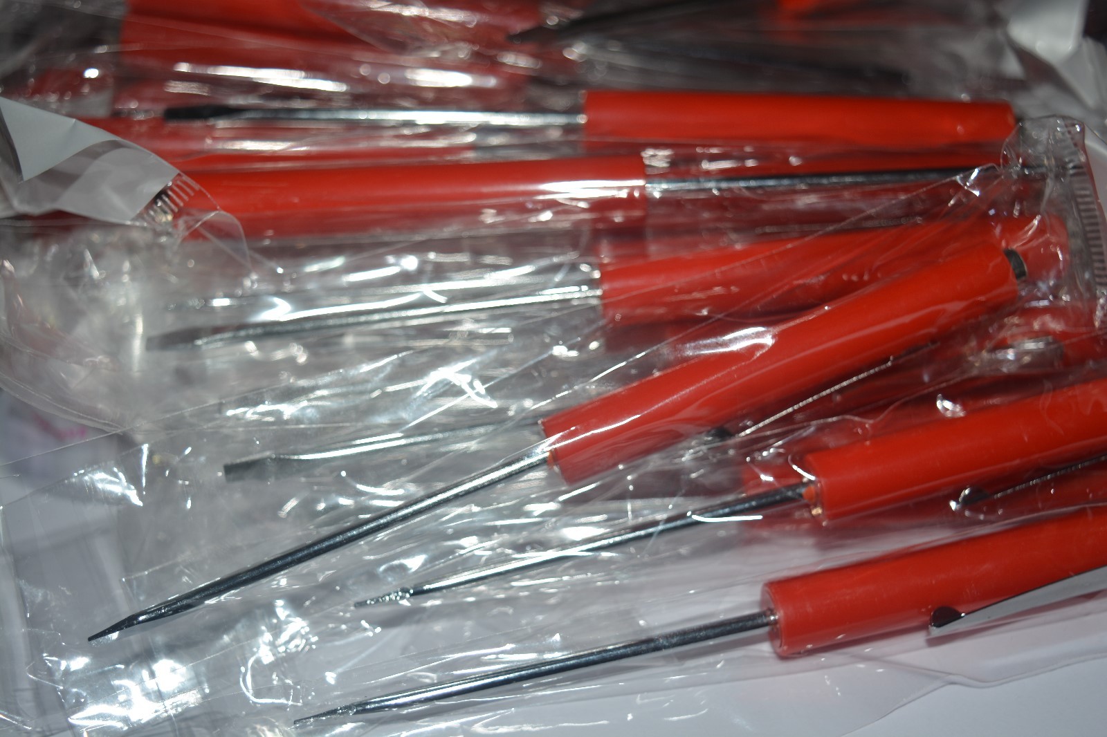 MINI FLAT SCREWDRIVER WITH MAGNET TOP POCKET CLIP FOR PROFESSIONAL TECHS 100 PC