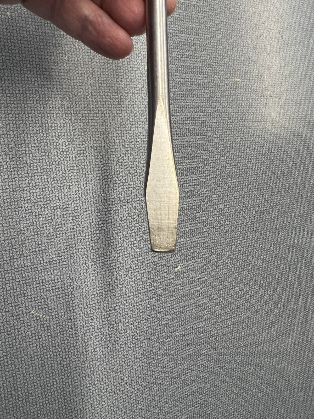 Vintage Mac Tools Hard Clear Handle Flat/Slotted 3/8″ Tip 6″ Shaft Made in USA
