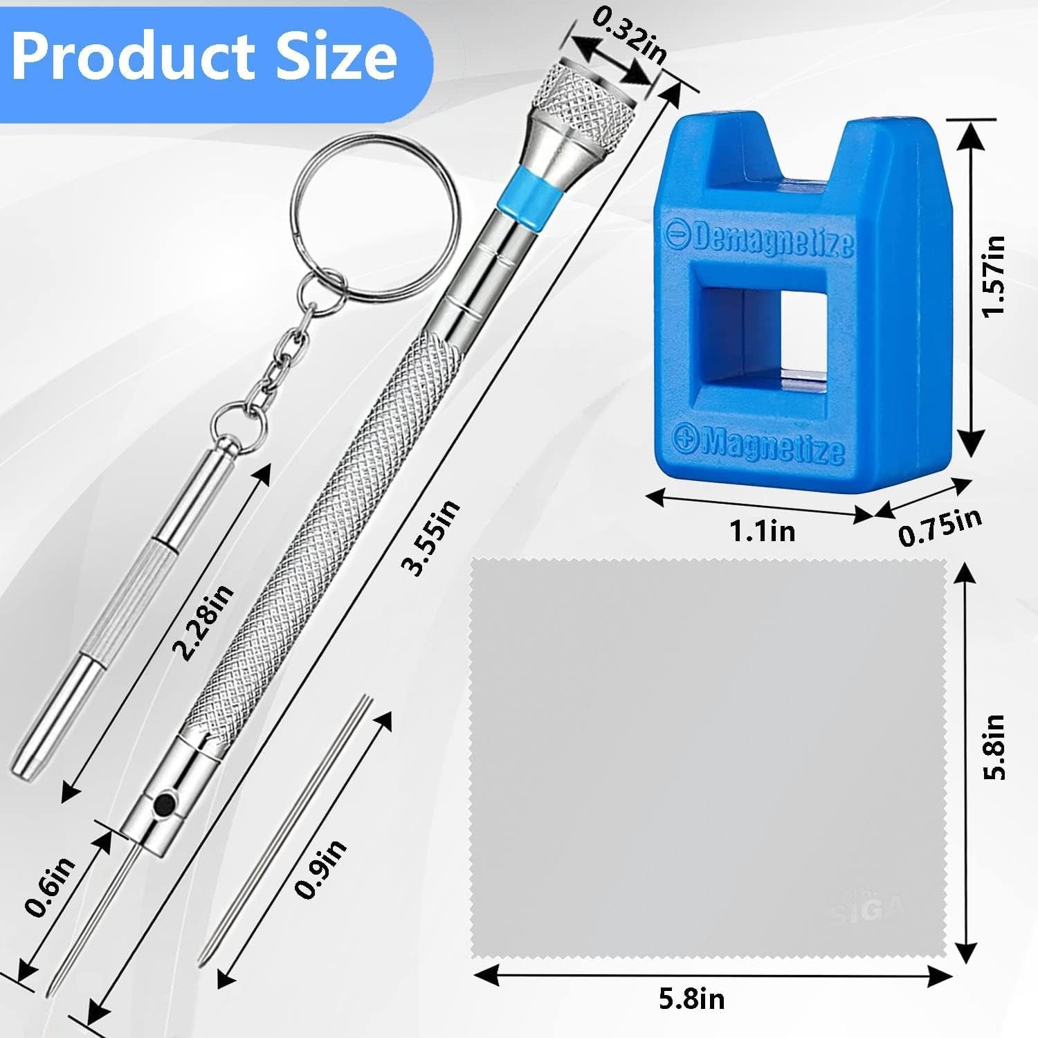 13PCS Professional Watch Screwdriver Set, Micro Precision Glasses Repair