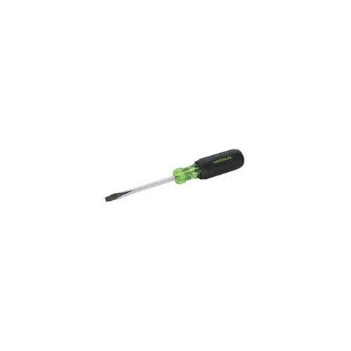 Greenlee 0153-15C Heavy-Duty Keystone Tip/Square 5/16″x6″ Flat Blade Screwdriver