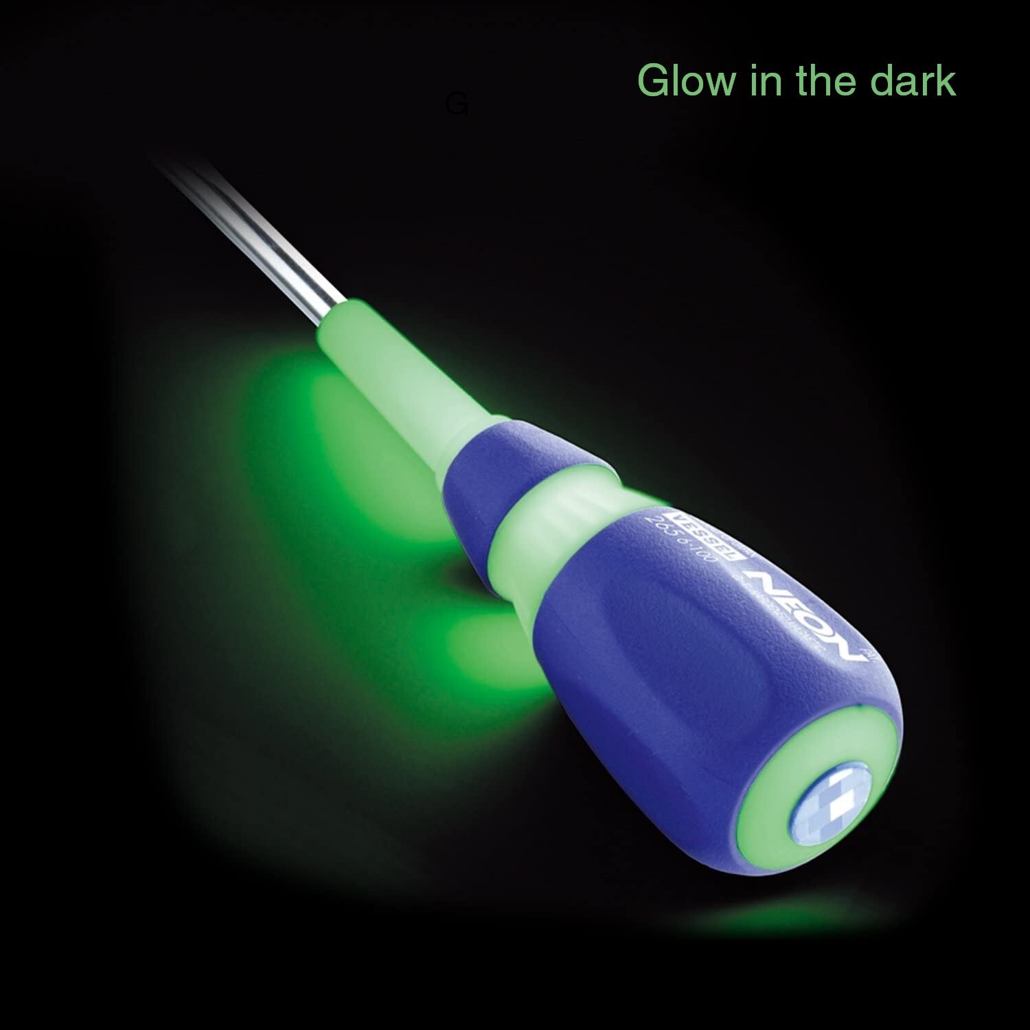 Vessel Neon Glow Screwdriver Set 4pc Phillips Slotted 7″ 9″ P2 Made in JAPAN