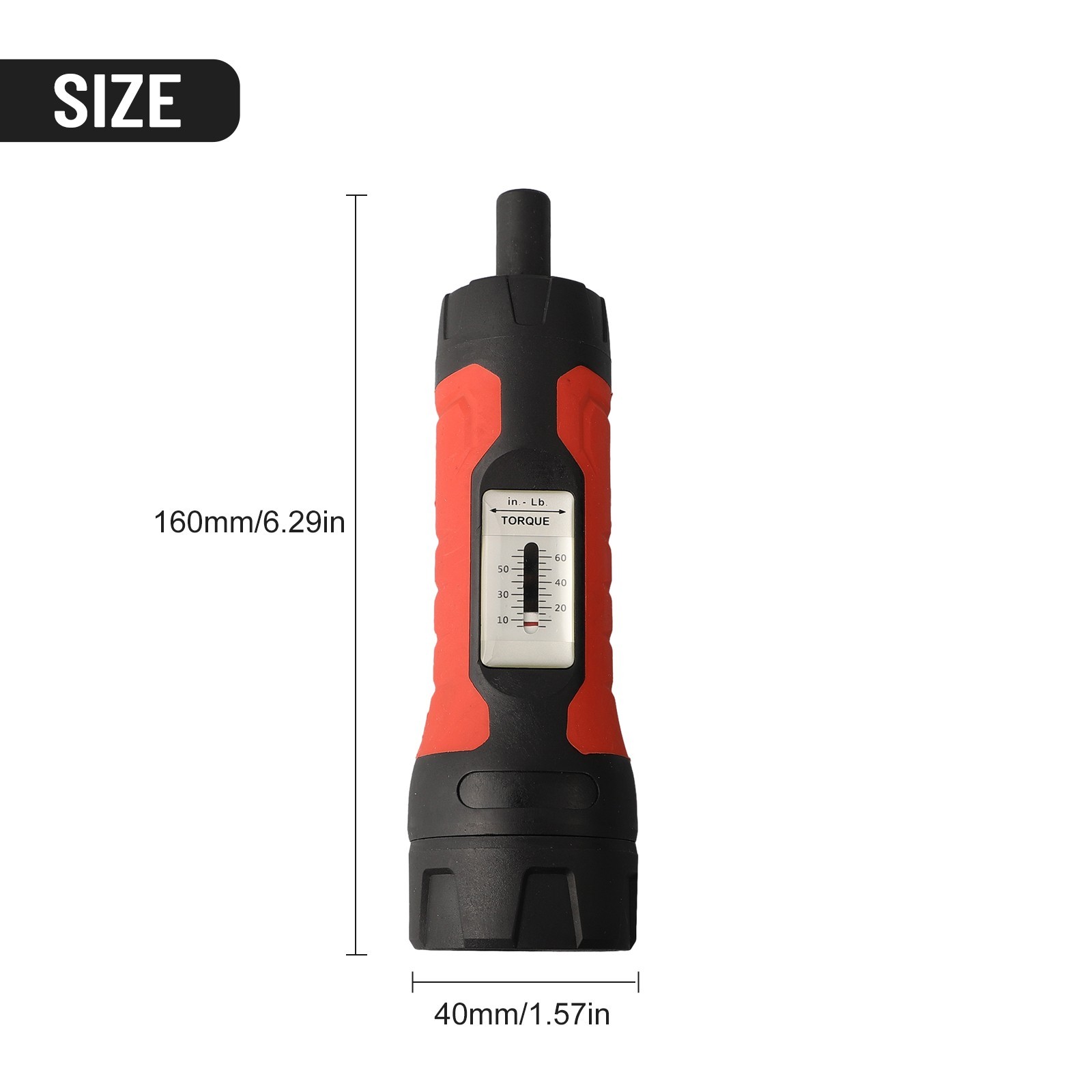 Ergonomic Non Slip Torque Driver Screwdriver 1/4 Inch Drive 10 65In lb