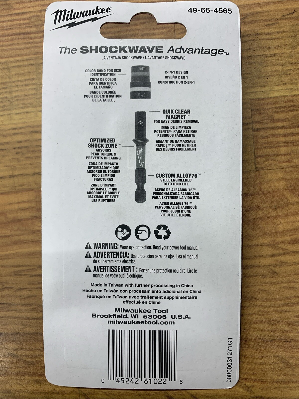 Milwaukee Shockwave Impact Duty Quik-Clear 2-In-1 Magnetic Nut Driver Set 2