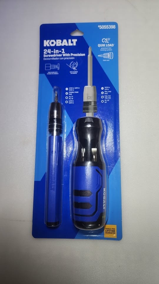 Kobalt QL3 5055398 24-in-1 Screwdriver with Precision Set #67155