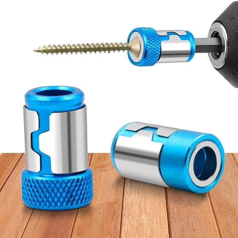 Universal Magnetic Screwdriver Bit Ring Alloy Magnetizer Drill Bit Holder 1PCS