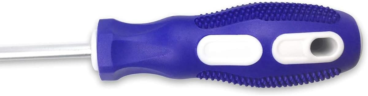 Slotted and Phillips Screwdriver, PH2 12″ Long Cross-head & Flat Blade Blue