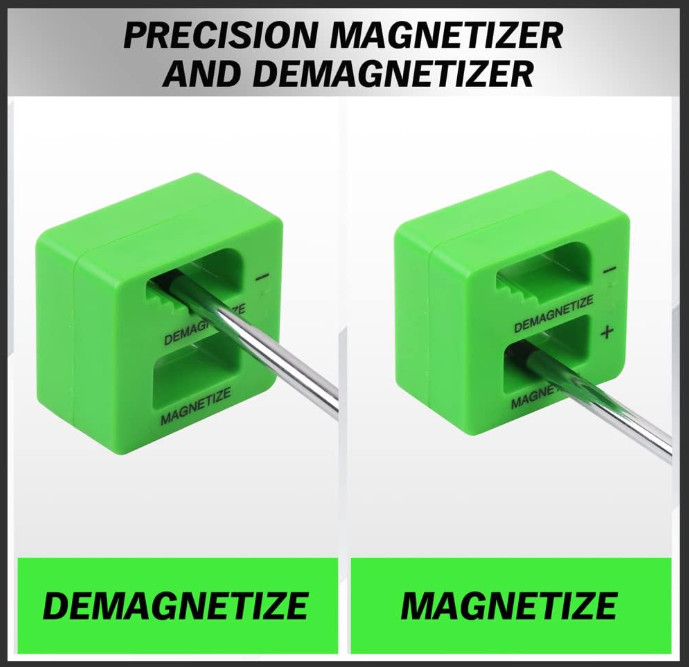 Juego 118 Piezas Destornilladores Magnéticos Precisión DIY con Llaves y Dados