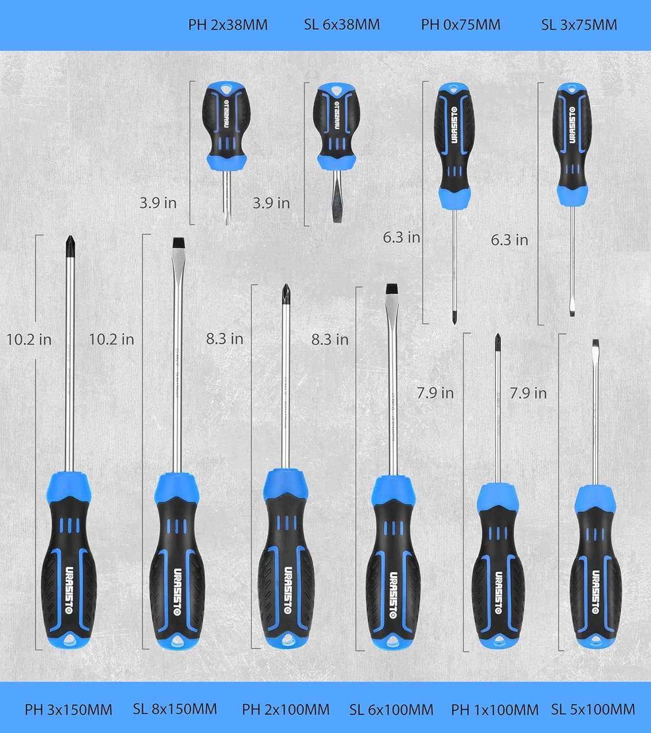 120PCS Magnetic Screwdriver Set Precision Phillips Hex Sockets Black Blue Silver