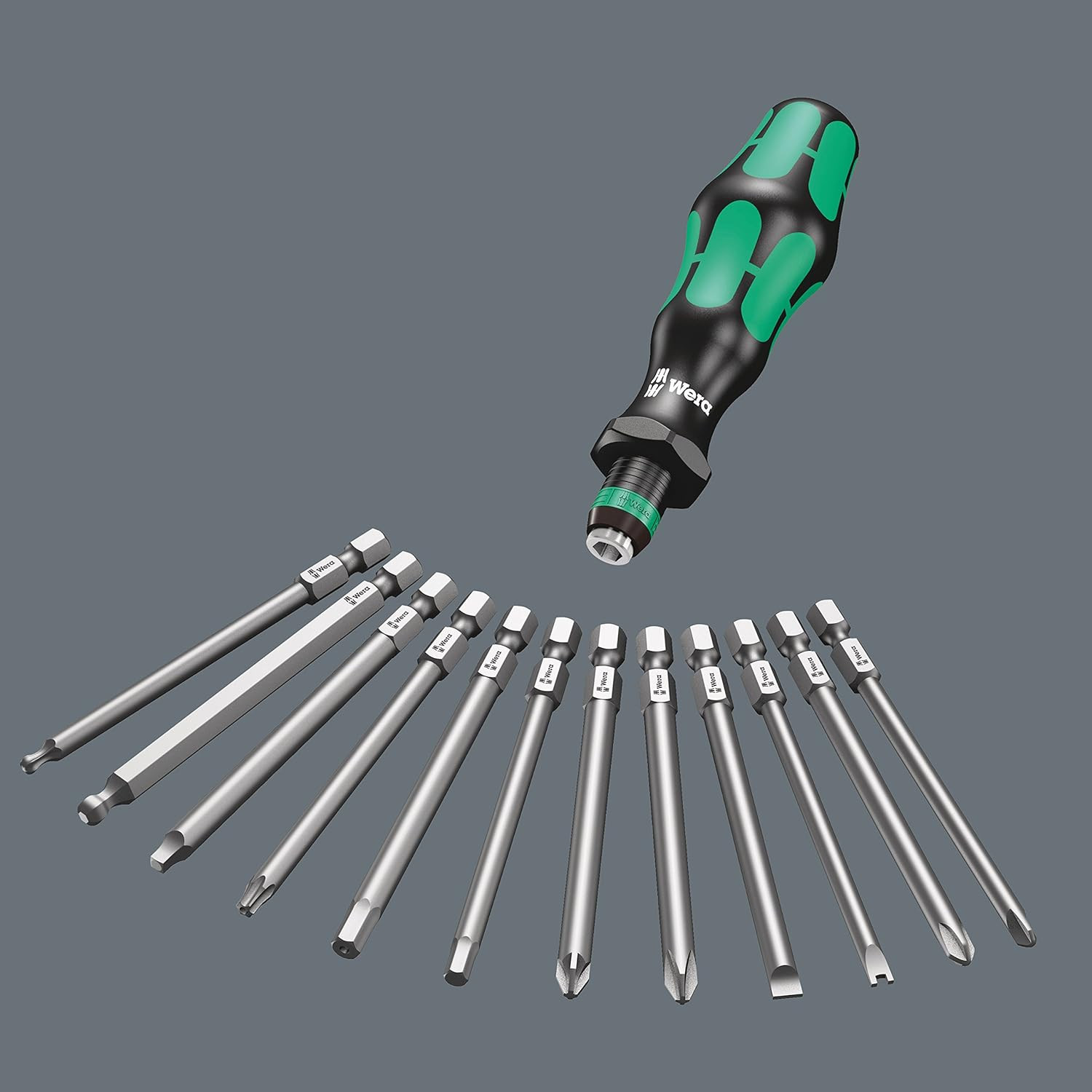 – 5059297001 Kraftform Kompakt 62 Bitholding Screwdriver and Pouch Set, 33-Piece