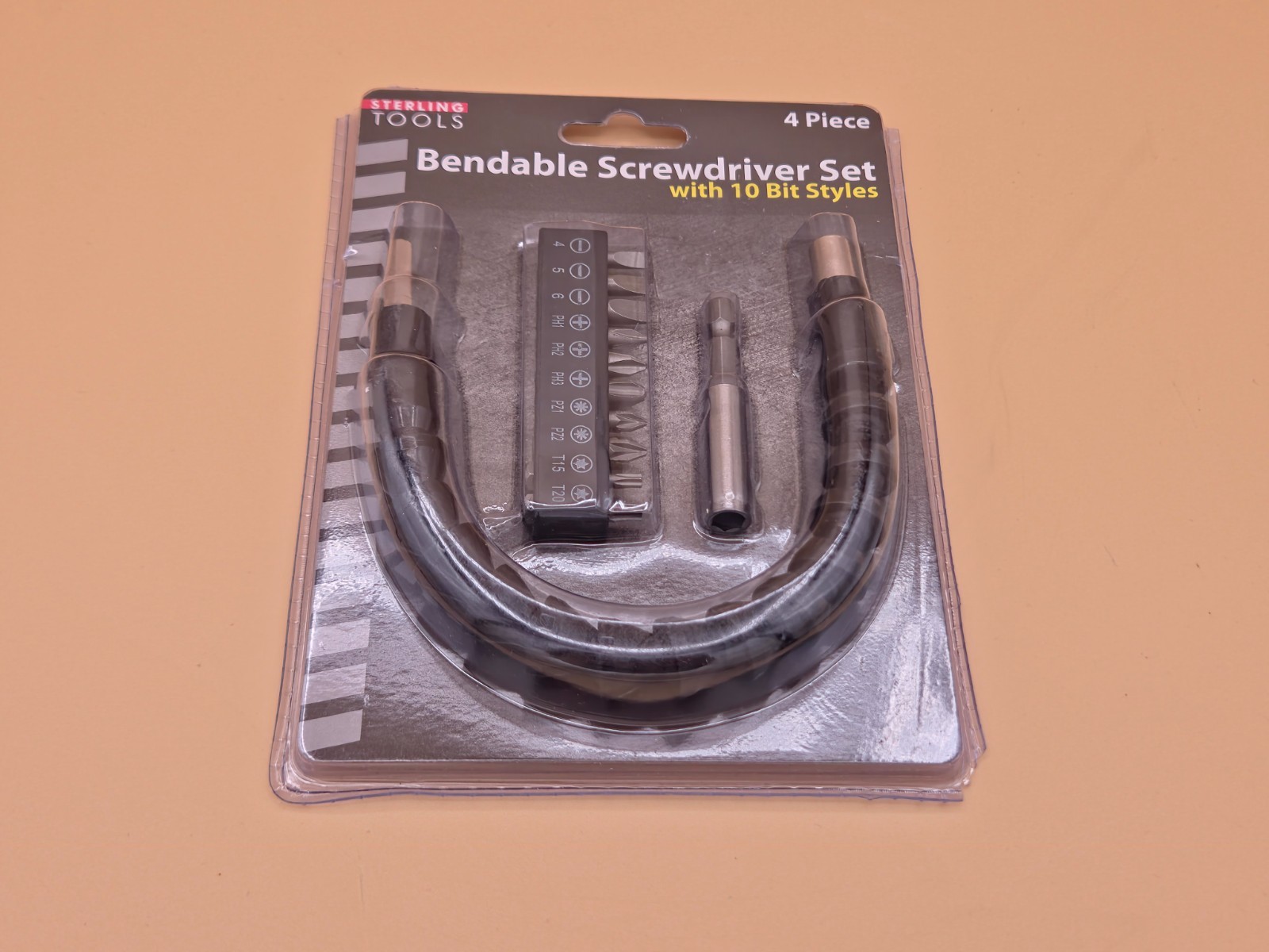 Sterling Tools Bendable Screwdriver Set with 10 Bit Styles