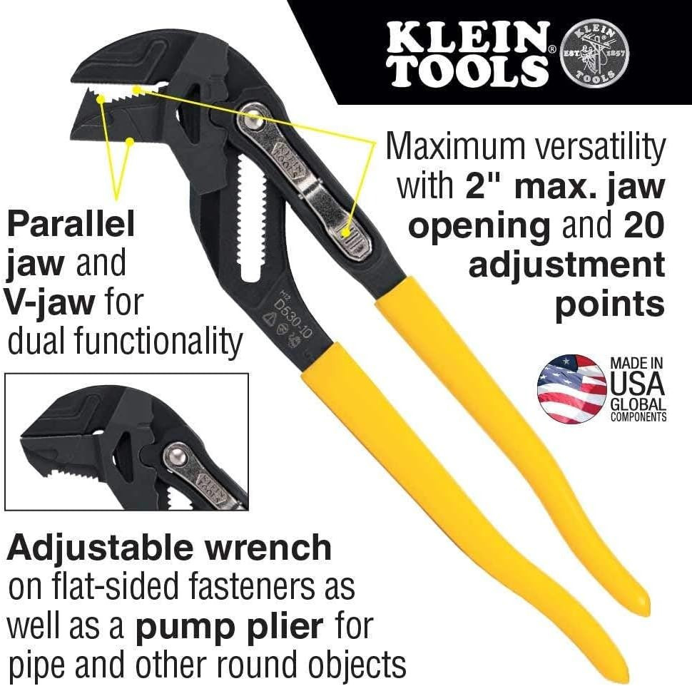 10″ Plier Wrench & 6-Piece Magnetic Nut Driver Set for Ultimate Convenience