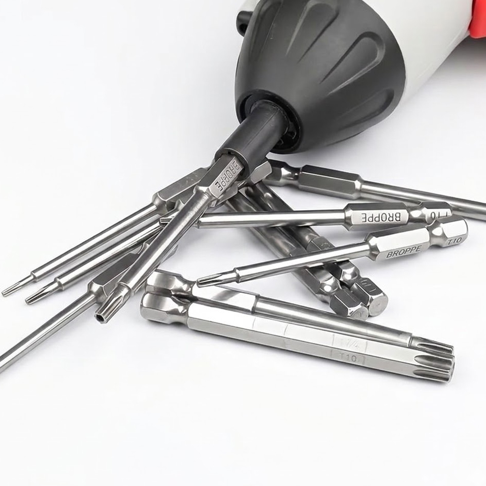 11Pcs T6-T40 Magnetic Head Torx Screwdriver Bit Set Security Tamper Proof Star