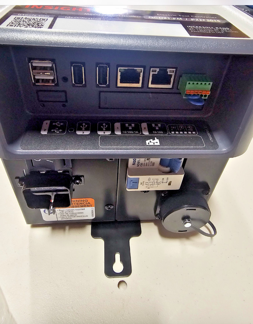 INGERSOLL RAND QE8AT225PA7S12 nut runner and controller QCD21-FM unit 3