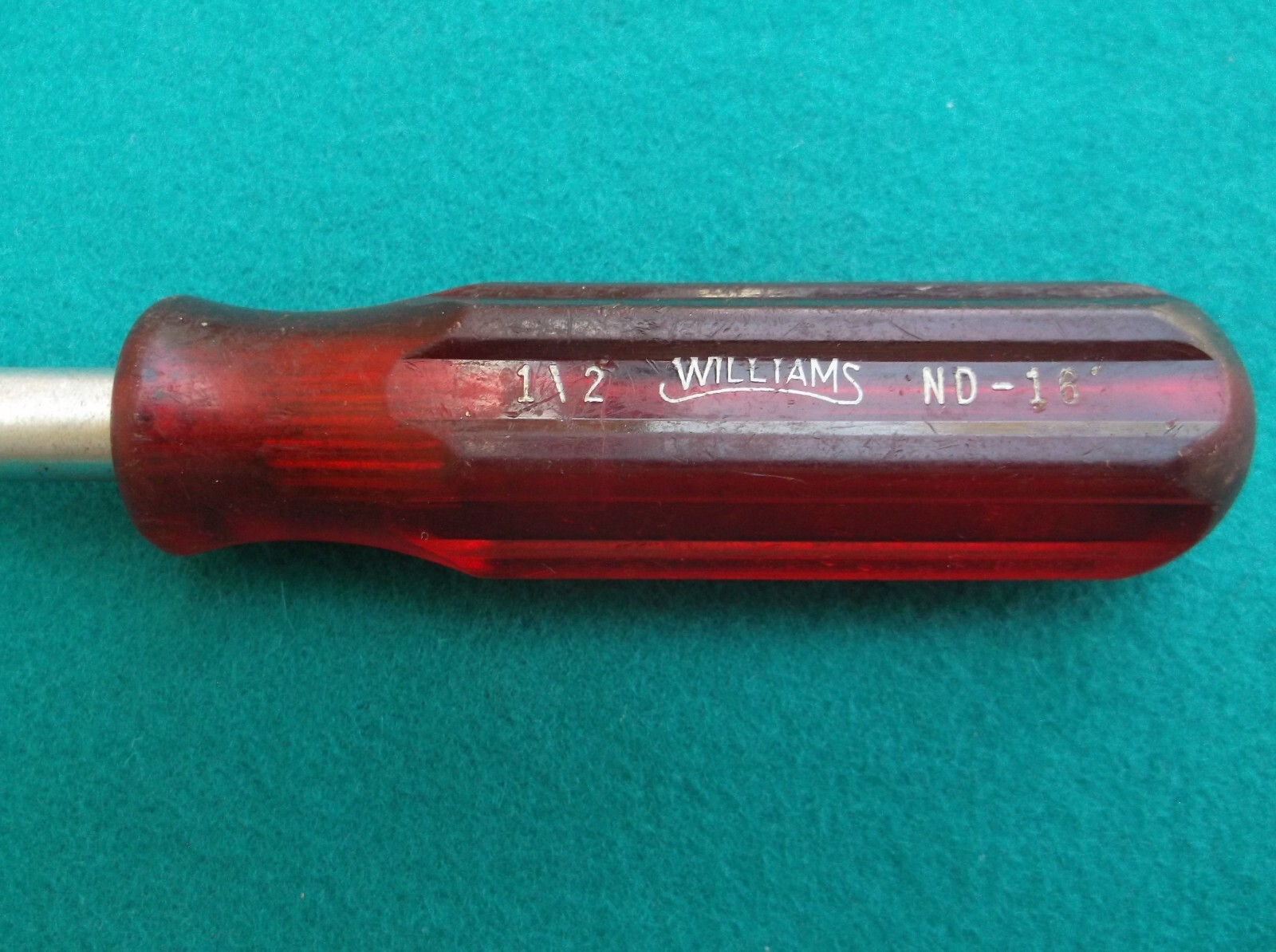 Vintage Williams 1/2″ Hollow Shaft Nut Driver ND-16